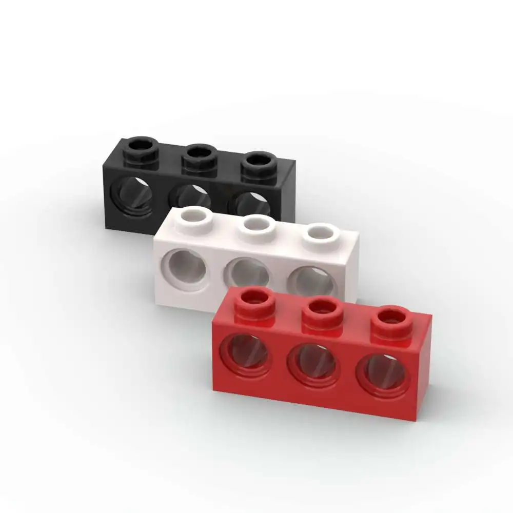MOC 10 قطعة 5565 الطوب 1x3 مع ثقوب اللبنات عدة منزل القلعة التكنولوجيا الفائقة متوافق فكرة الجسيمات لتقوم بها بنفسك لعب هدايا الأطفال