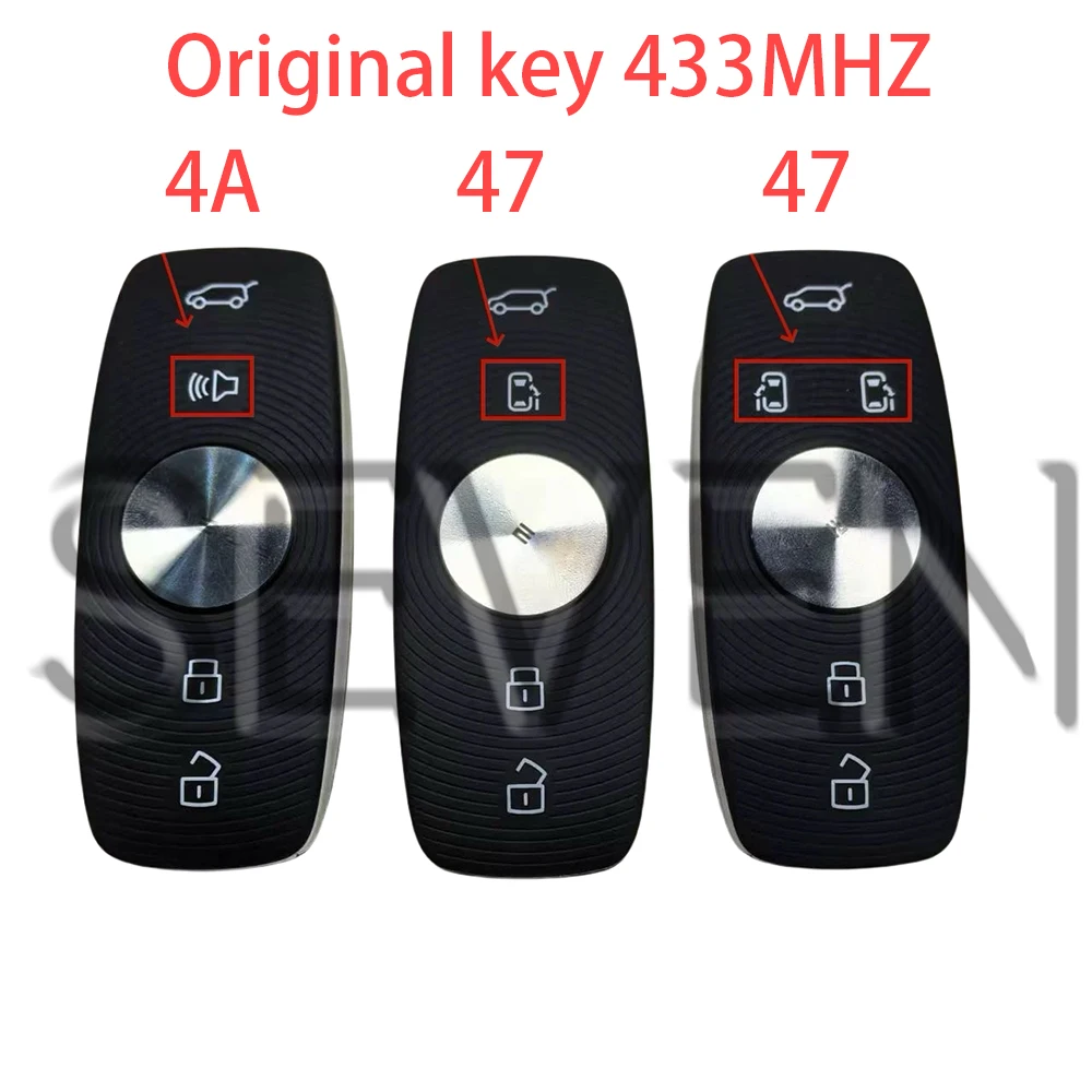 

Original 433MHZ Car Remote Control Key For Roewe Imax X8 RX8 with 47 Chip