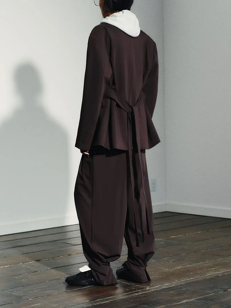 معطف بدلة نسائي وصل حديثًا لخريف 2025 سروال مطوي 2555 684 زي المرحلة العرقية Faion الصيني التقليدي