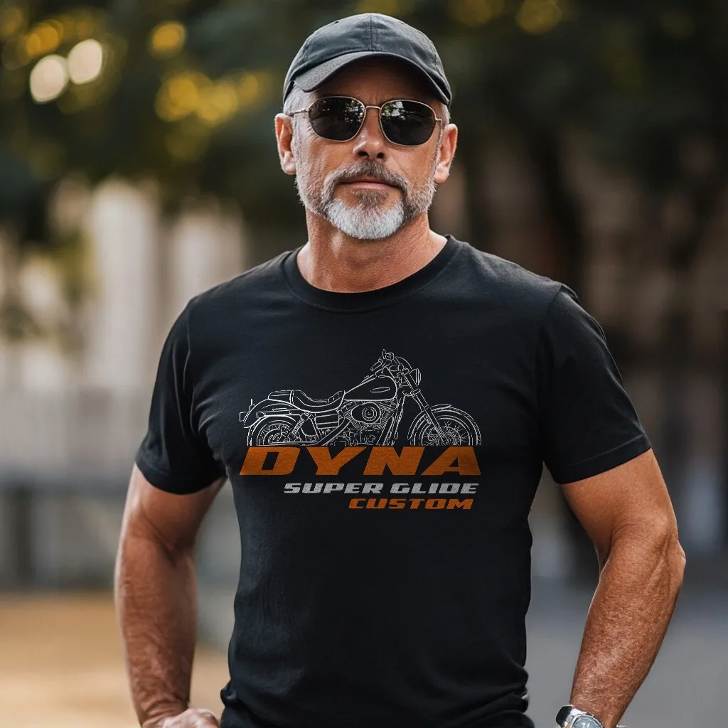 New for HD FXDC Dyna Super Glide Custom Fans 1992-2014 - Motorcycle T-Shirt