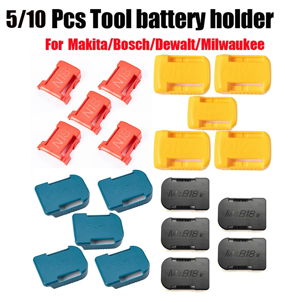 

3/5 шт., держатель для аккумулятора, для Bosch, dewalt, Milwaukee, 18 в