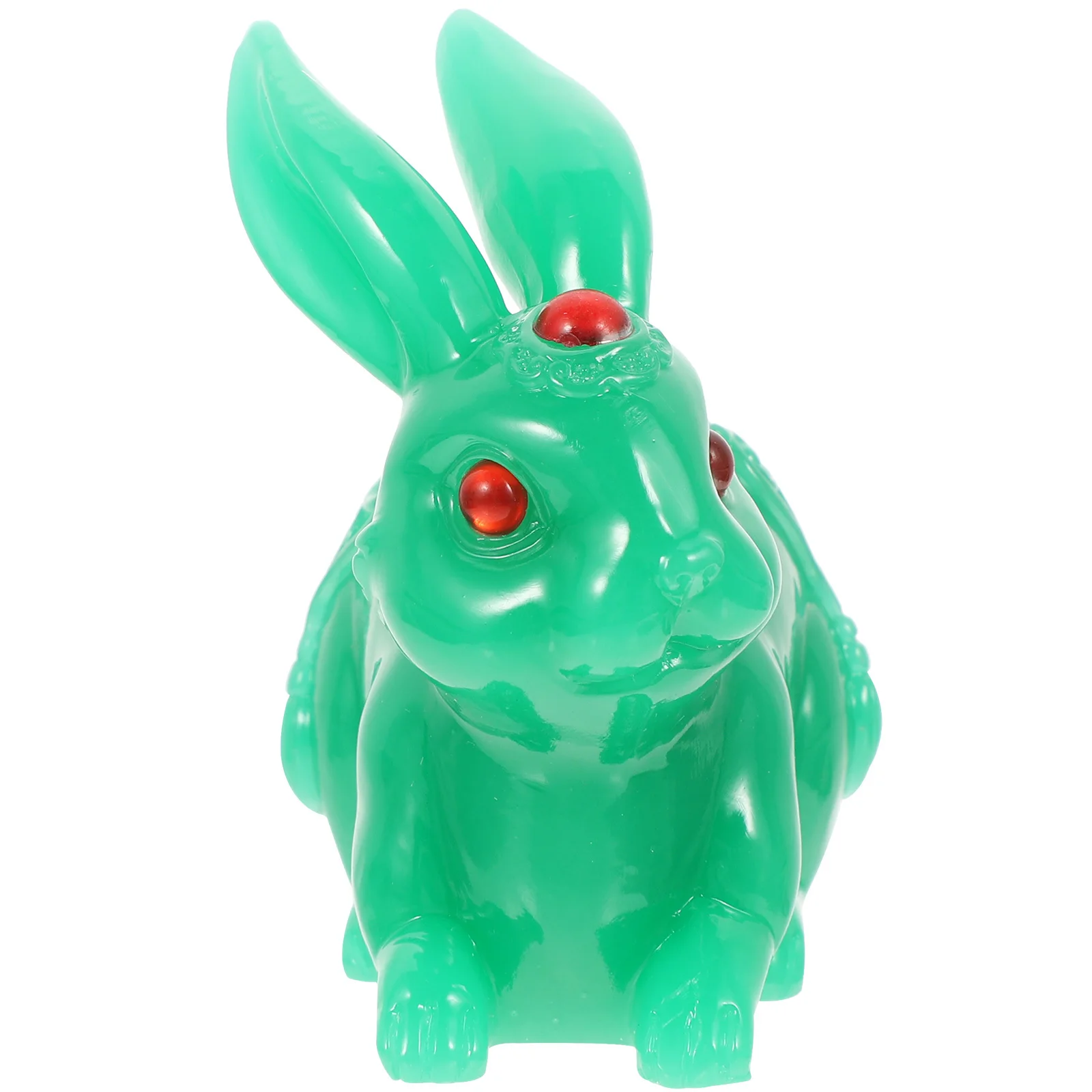 

Chic Resin Bunny Rabbit Ornament Easter Decor Decorative Bunny Adornment Party Gift Home Decor Easter Rabbit Ornament