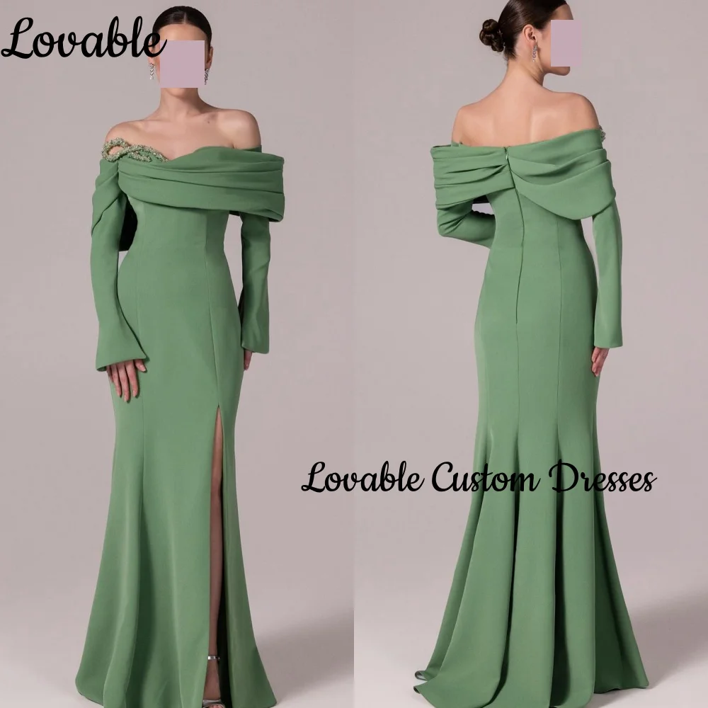 

Платья на день рождения Роскошные платья русалки с открытыми плечами для выпускного вечера длиной до пола, с длинными рукавами, платья на молнии для Spec