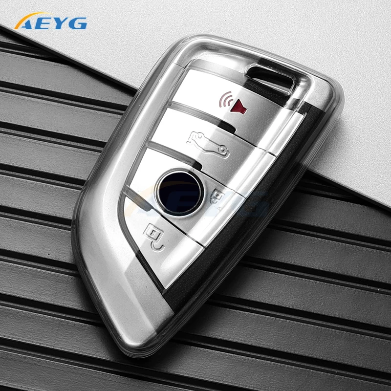 TPU 자동차 키 케이스 커버 Bmw F20 G20 G30 X1 X3 X4 X5 G05 X6 X7 G11 F15 F16 G01 G02 F48 액세서리 홀더 쉘