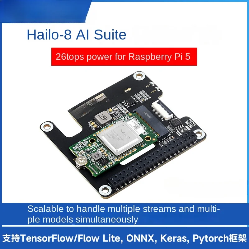 Hailo-8 AI Suite 26 Tops High Computing Power Support Linux/Windows