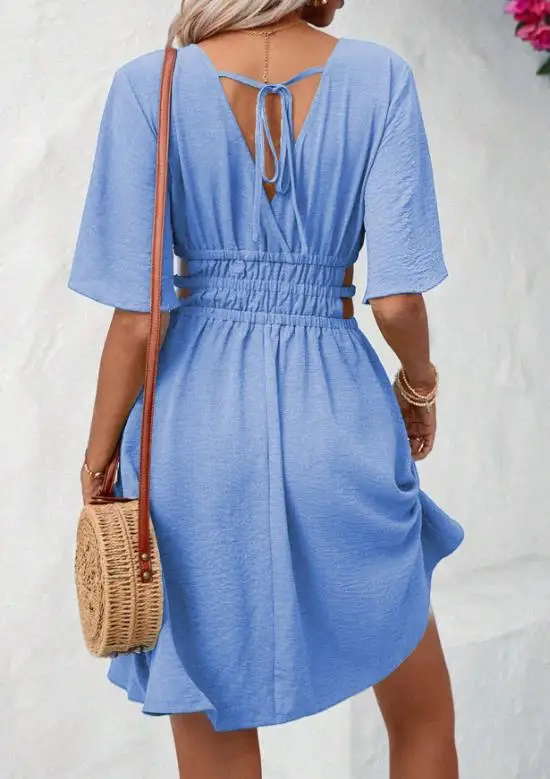 

Summer New Elegant A-Line Dress with High Waist and Pleated Dresses for Women 2026 New Style Fashion Women's Casual Dress