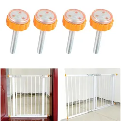 Viti/bulloni per cancelli per scale di sicurezza per animali domestici per bambini con dado di bloccaggio Kit di accessori per pezzi di ricambio porte di sicurezza per bambini protezione per pareti protezione per tazza