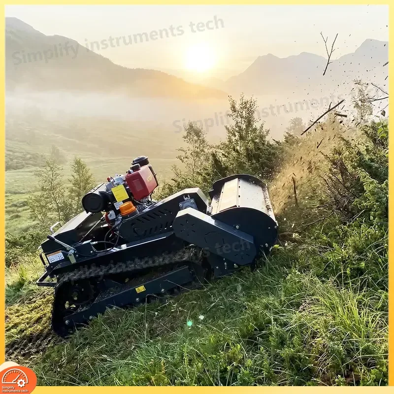 2026 Remote Control Lawn Mower Rotary Grass Cutter Shredder CE EPA Certified Low Price Garden Tractor Brush Mowing