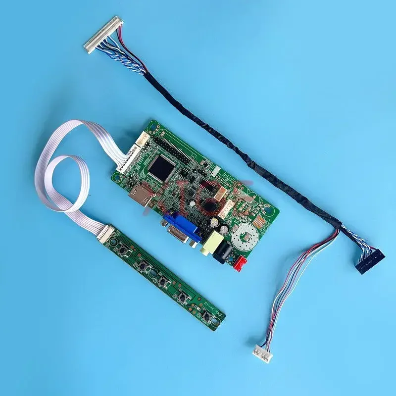 

Плата драйвера контроллера ЖК-дисплея подходит для Φ LTN121AT07 DIY Kit VGA HDMI-совместимый LVDS 30-контактный экран 12,1 "1280*800