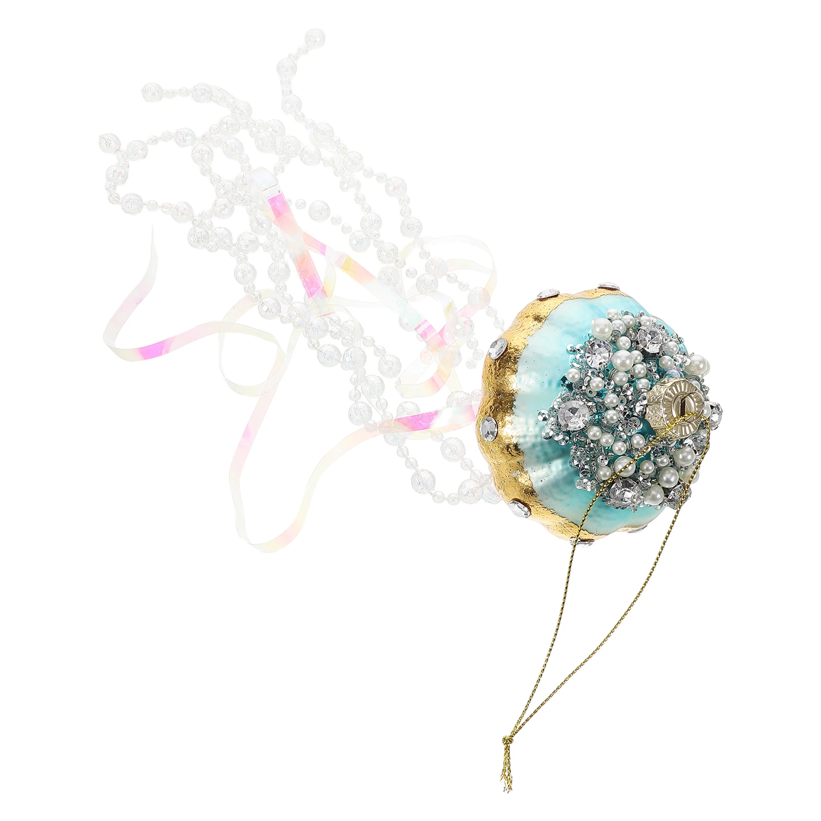 

Glass Jellyfish Pendant Hanging Decoration Ocean Themed Birthday Party Wedding Holiday Home Unique Ornament Jellyfish Toy