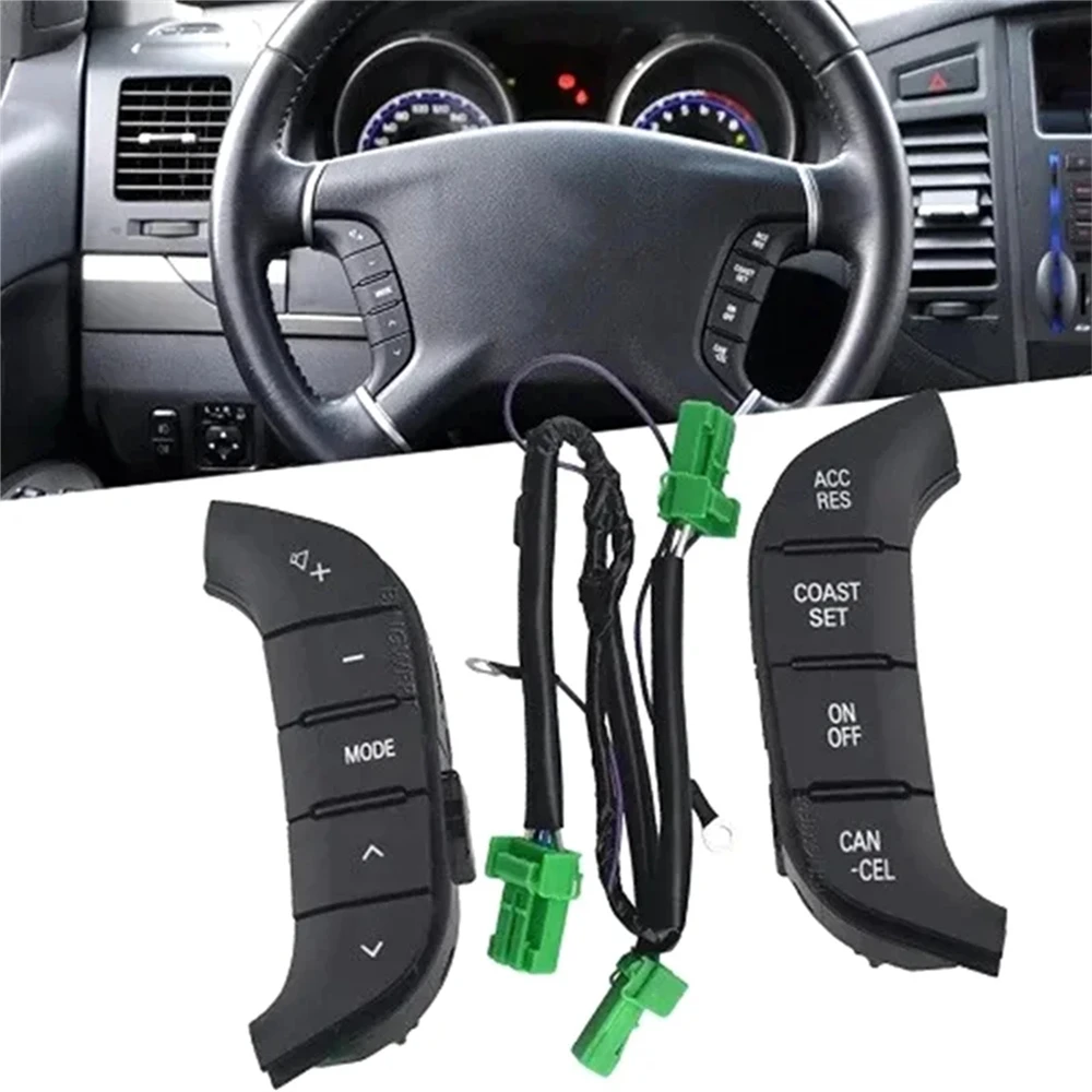 

Steering Wheel Audio Control Switches Button For Toyota Mitsubishi Montero Pajero IV V93 V97 8701A383 8602A045 8602A006
