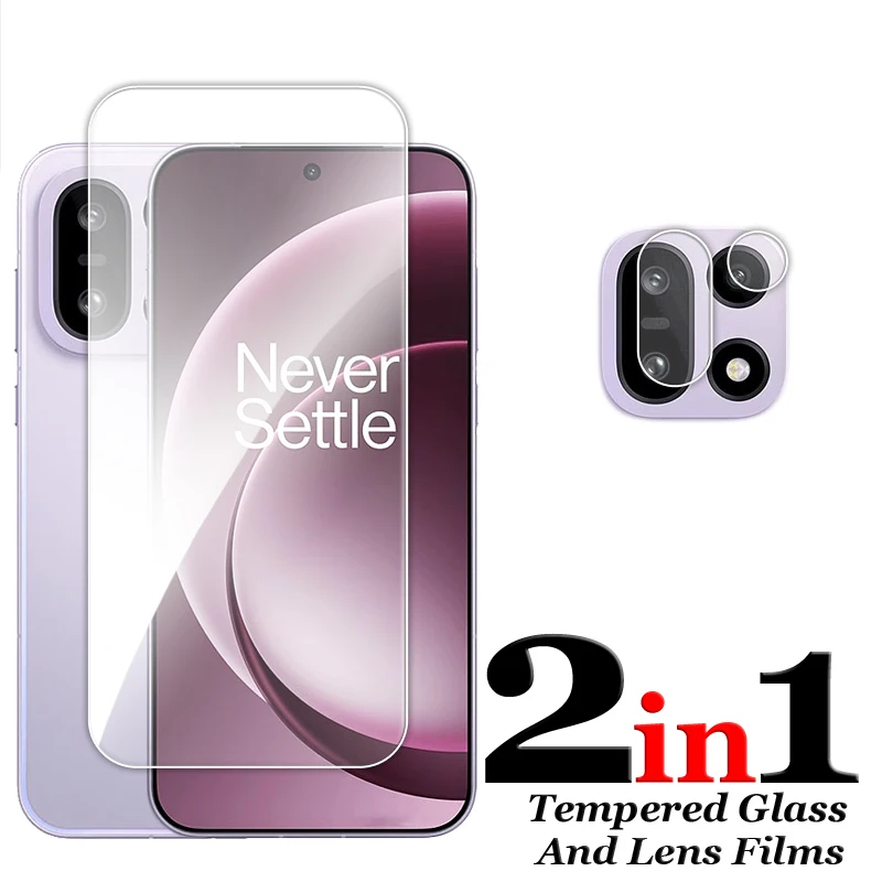 For OnePlus 15 5G Glass Full Glue Clear Screen Protector For OnePlus 15 Tempered Glass For OnePlus 15 Lens Film