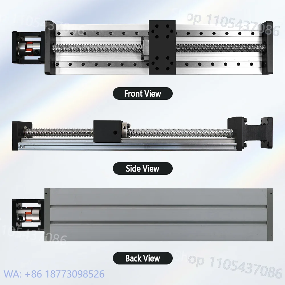 1PCS，HLTNC Z-axis Slide Table HL2080 Dual-rail Slide Has A Travel Range of 100 Mm To 1200 Mm，Diameter of 80 Mm