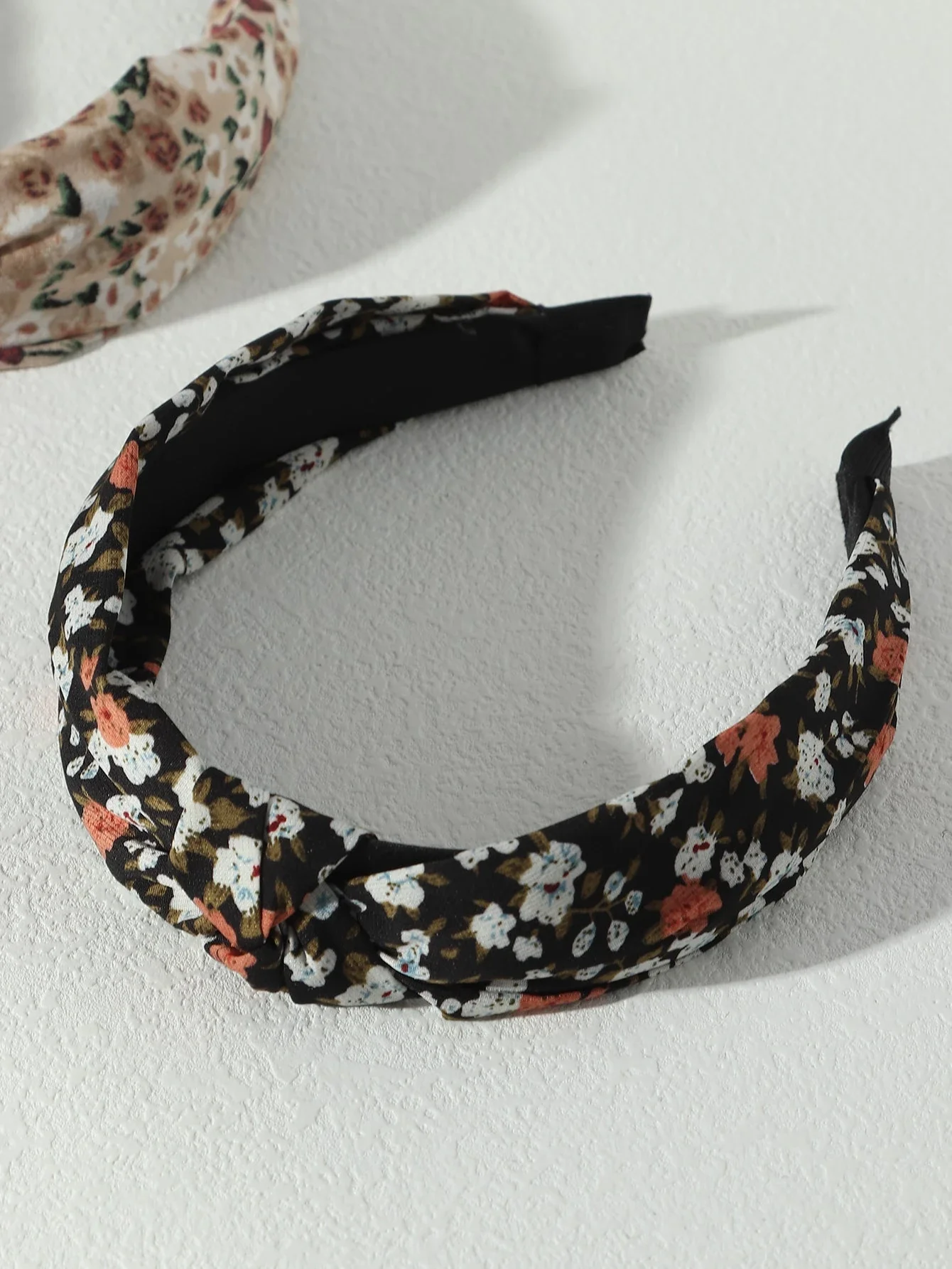 

4pcs Women's Floral Print Knotted Headbands Bohemian Style For Daily Festival Party