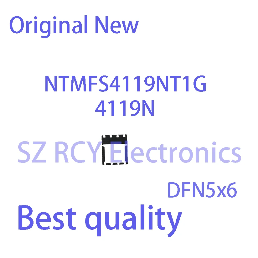 

(10 шт.) Новый NTMFS4119NT1G NTMFS4119N 4119N DFN5x6 MOSFET NTMFS4119NT1G