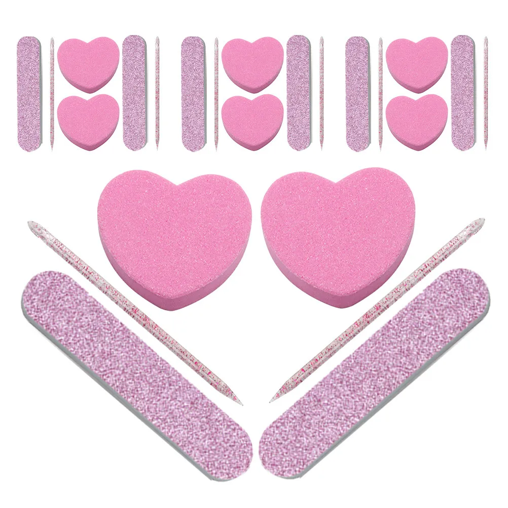 

20Sets Premium Nail Tool Kit Multi Functional Manicure Tools Nail Files Buffers Polishing Strips Portable Lightweight for Salon