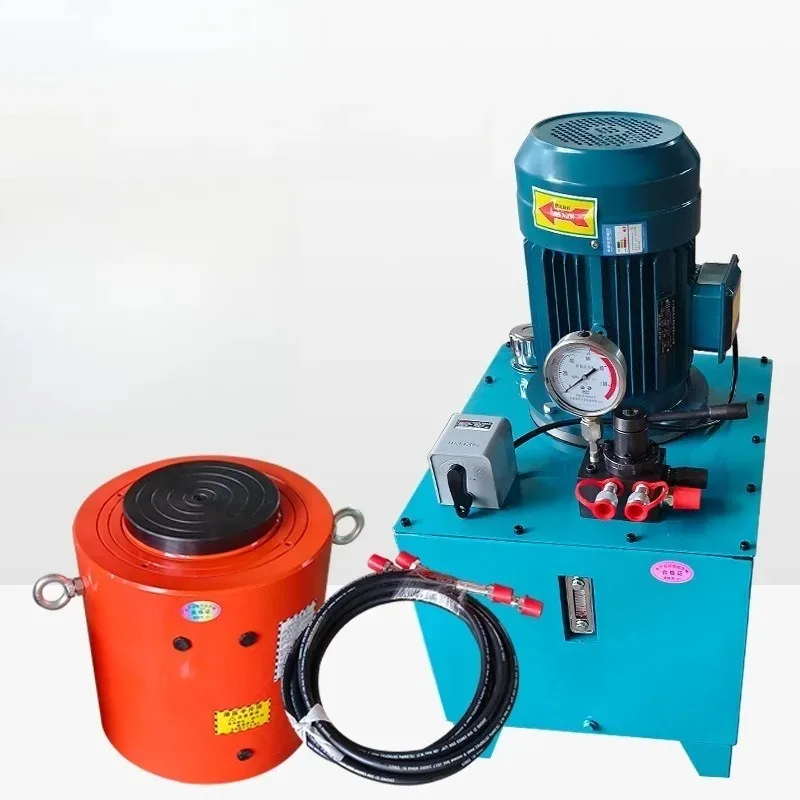 Double Acting Hydraulic Cylinder Jack Heavy Duty Telescopic Hydraulic Jack For Bridge Lifting 100T To 800T Customizable