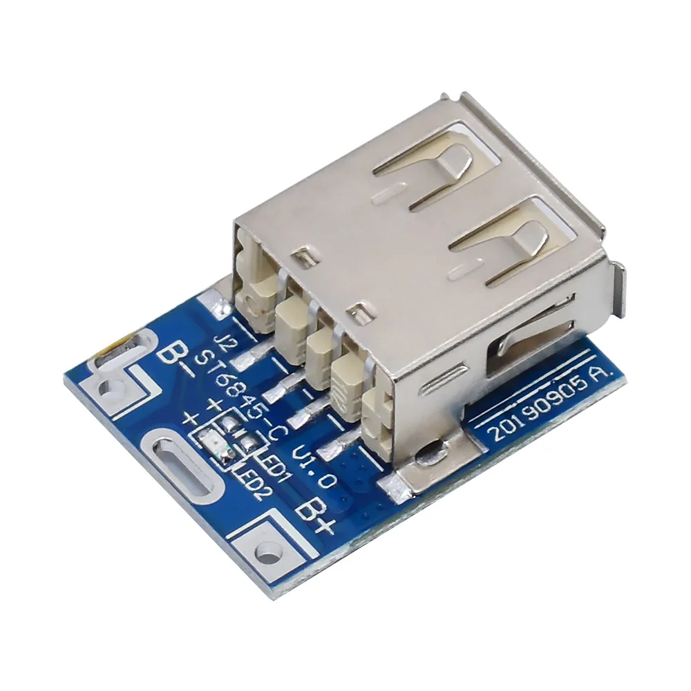 5V Lithium Battery Charger Step Up Protection Board Boost Power Module Micro USB Li-Po Li-ion 18650 Power Bank Charger Board DIY
