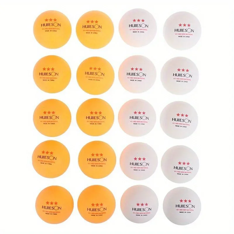 10pcs Table Tennis Ball 40+mm Diameter 2.8g 3 Star ABS Plastic Ping Pong Balls