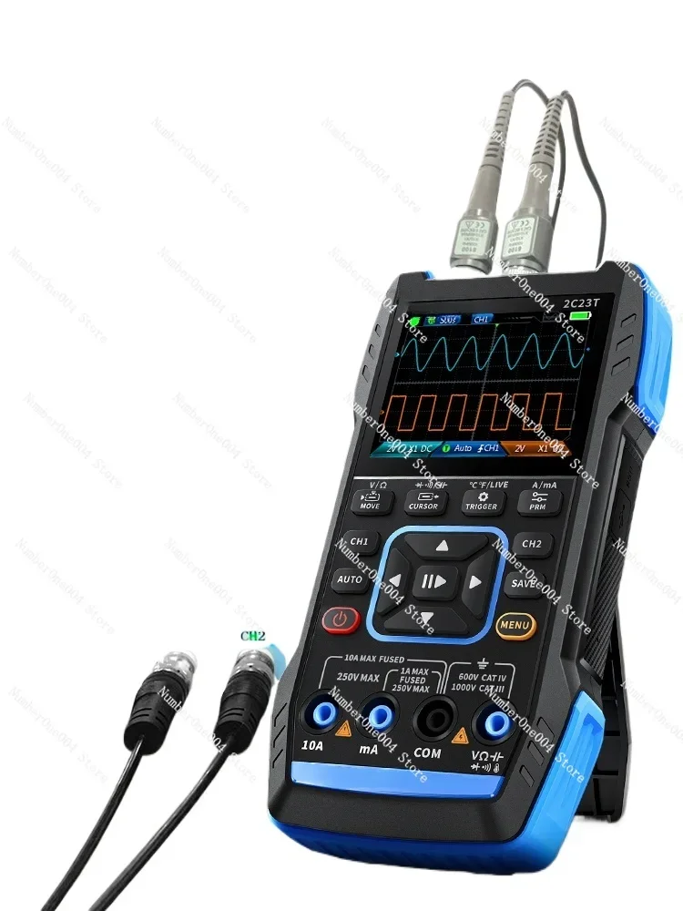 Handheld Digital Oscilloscope Multimeter 3-in-1 Dual-channel Oscilloscope Signal Generator Electrician