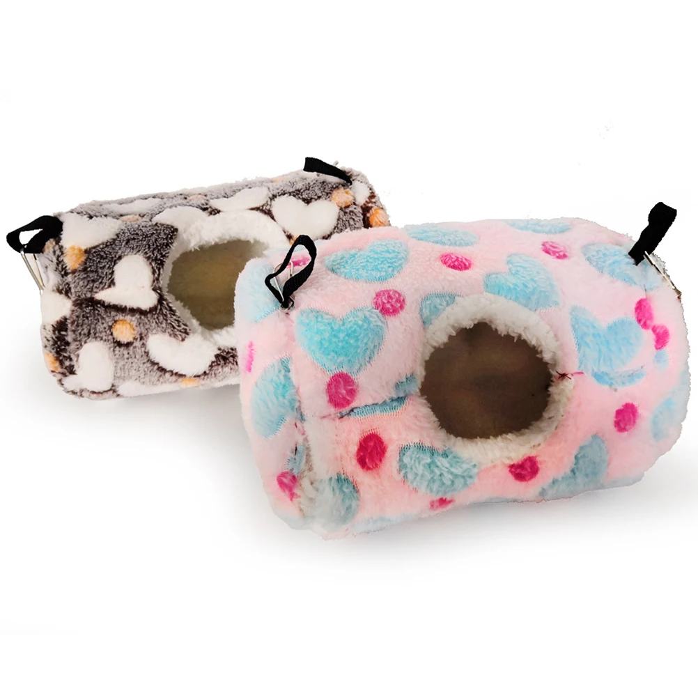

Parrot Hammock Small Pet Hanging Bed Comfortable for 1 2 Animals Private Space Durabl Straps Cage Fit