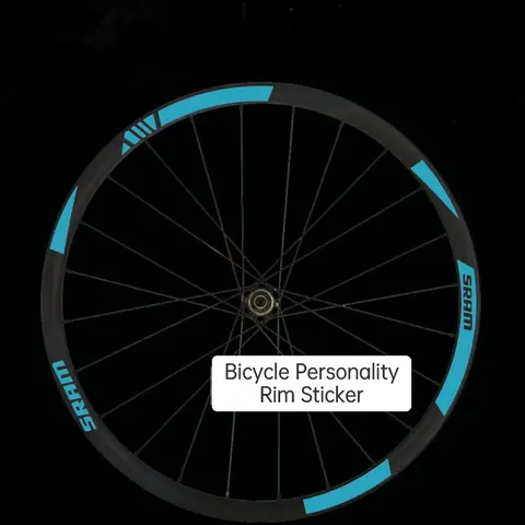 SR MTB 휠 스티커 도로 자전거 림 데칼 폭 20mm 사이클링 반사 스티커 20