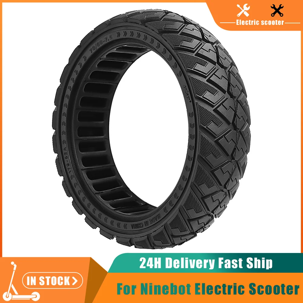 

Solid Tire 70/60-7.5 Off-road Non-Pneumatic for Ninebot G3 / ZT3 / ZT3Pro Electric Scooter Anti-slip Wheels Replacement Parts