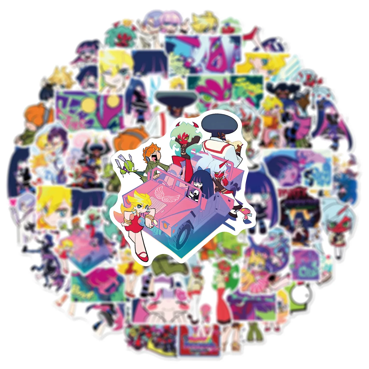 10/30/50PCS Del Fumetto Nuovo PANTY E STOCKING con GARTERBELT Adesivo Decorazione FAI DA TE Impermeabile Skateboard Notebook Graffiti Giocattolo