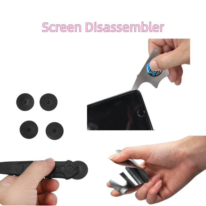 

3D изогнутый сепаратор экрана, профессиональный инструмент с вращающимся колесом, гибкая противоскользящая прокладка для разборки для ЖК-дисплея, iPhone, Samsung, ремонт