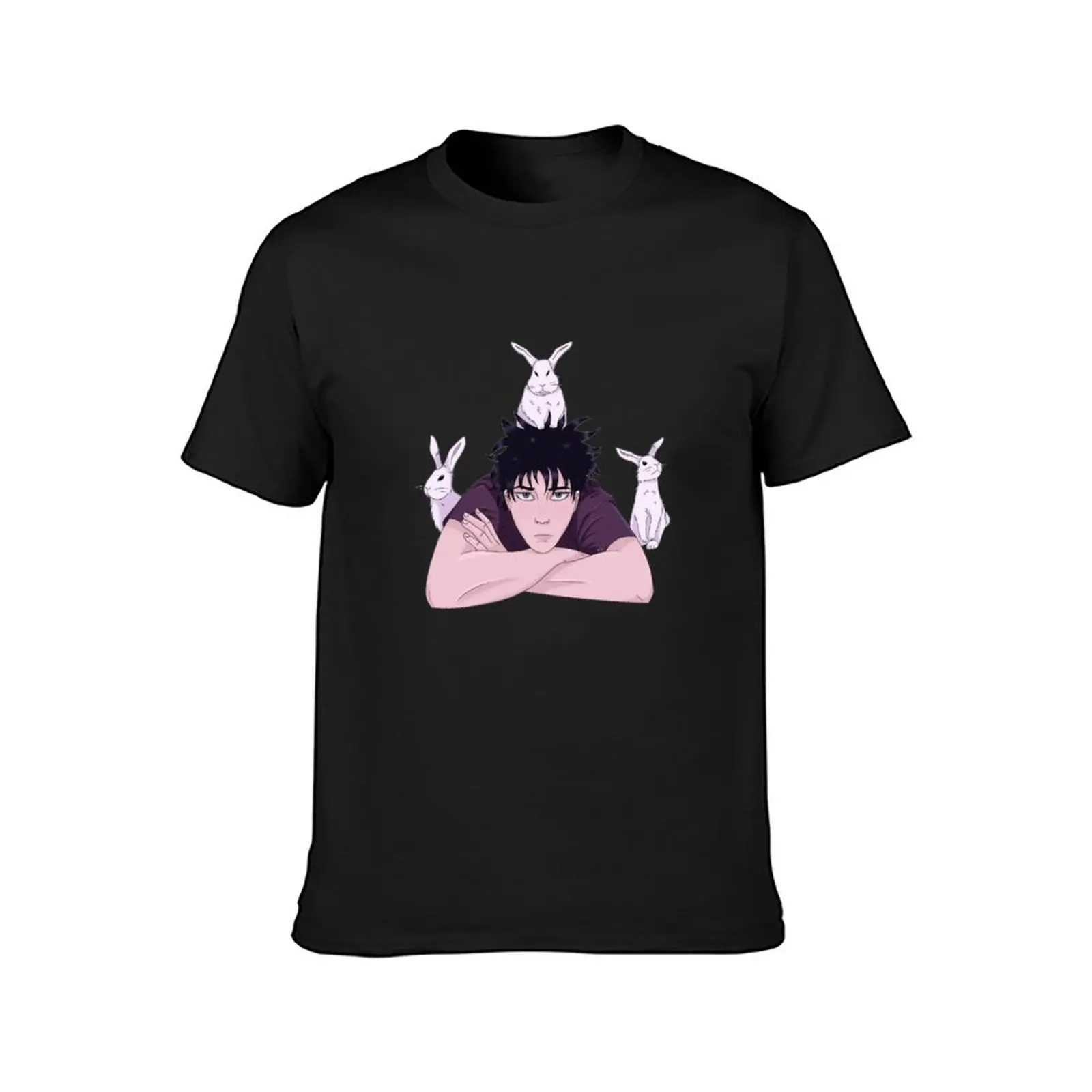 bunny fushi T-Shirt aesthetic clothes Short sleeve tee t shirts for men