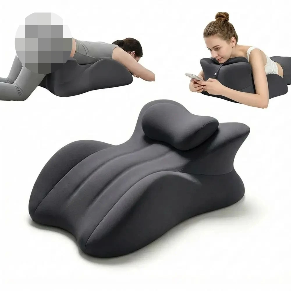 

Pillow Memory Foam Body Pillow, Ergonomic Wedge Pillow For Bed Pillows Sofa, Comfortable Reading Pillow For Prone Lying, Sittin
