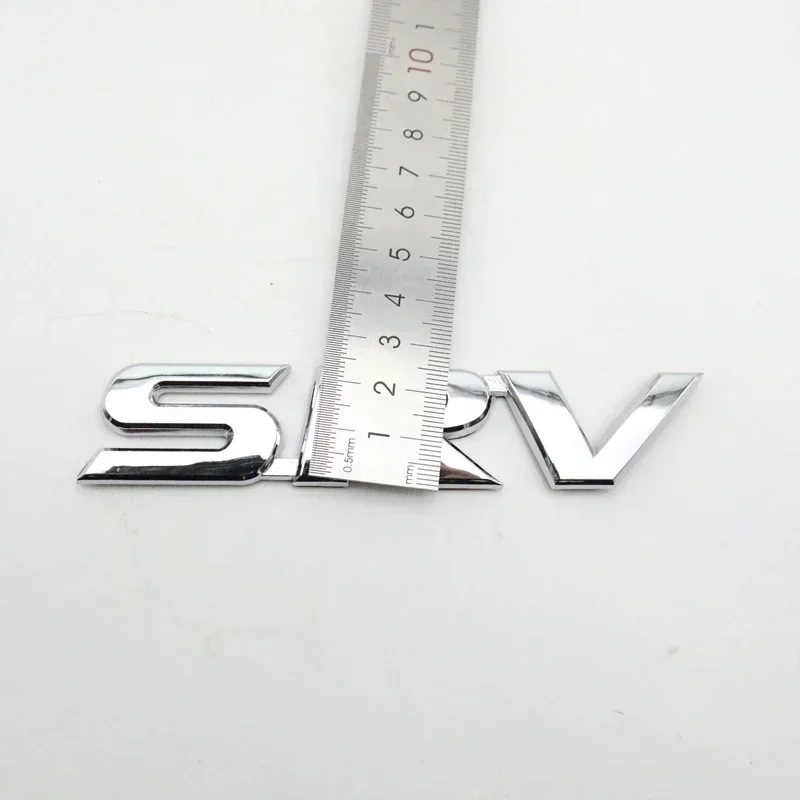 Car Rear Boot Styling Sticker Tailgte 3D Letter Logo Emblem For SRV