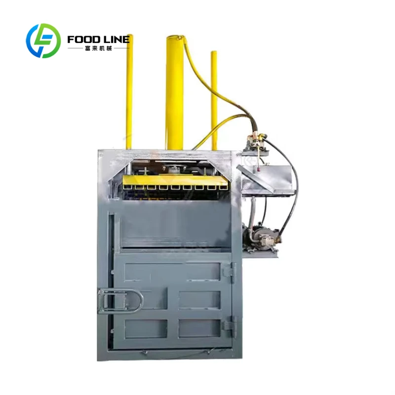 Customized Hydraulic Small Cardboard Scrap Metal Baler Compactor Scrap Metal Cans Cardboard Baler Machine
