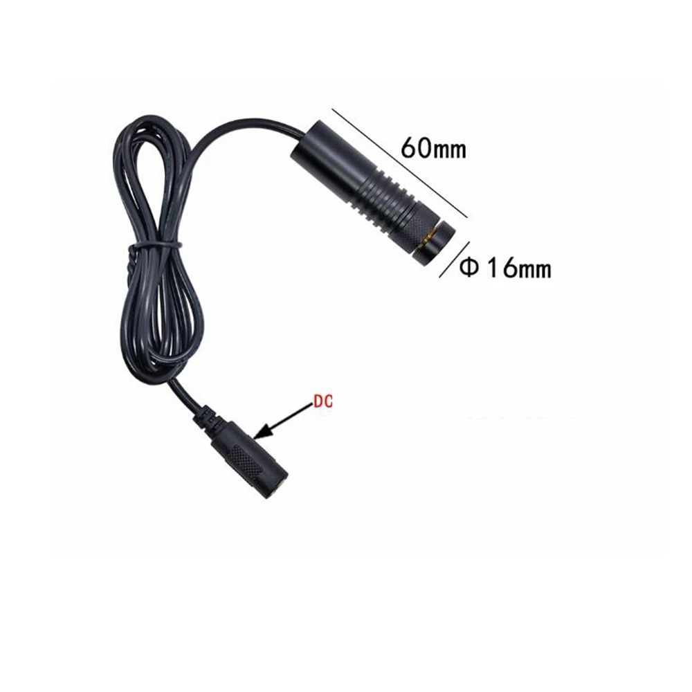 405nm 30/60/120/200mw Adjustable focus Blue Purple Laser Module 16X60mm