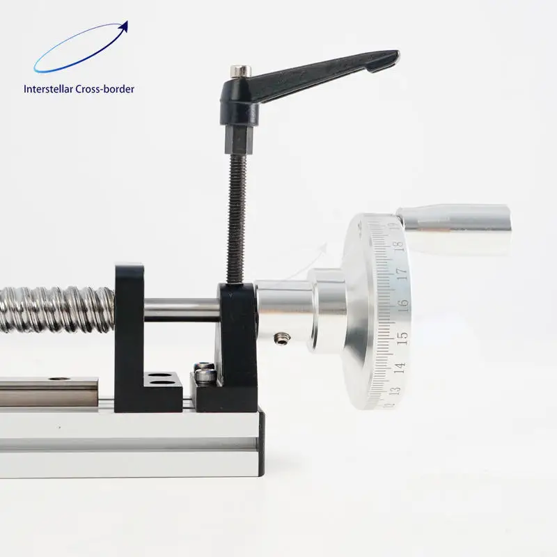 

Ручной линейный направляющий модуль — рукоятка и колесо, шариковый винт + линейная направляющая для плавного перемещения