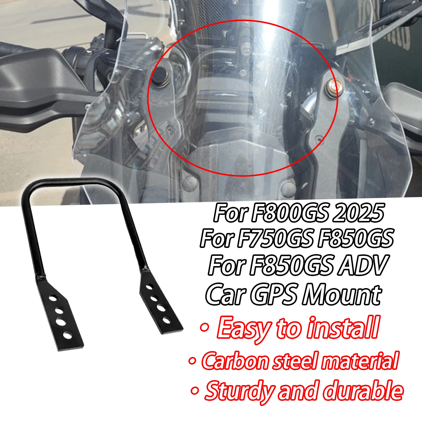

Motorcycle Accessories For 2025 New F800GS Mobile Phone Holder GPS Navigation Mount BMW GS F850GS Adventure Navigation Bracket