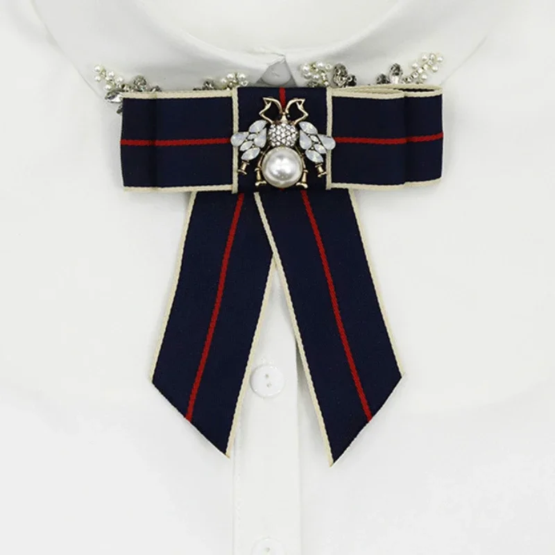 

Groom Bow Tie Male Female College Style British Korean Professional Wear Student Shirt Accessories Bee Bowtie Handmade Jewelry