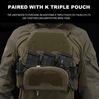 WOSPORT K triple multi-caliber magazine bag outer sub-bag magazine bag ANDouter adapter board expansion vest board