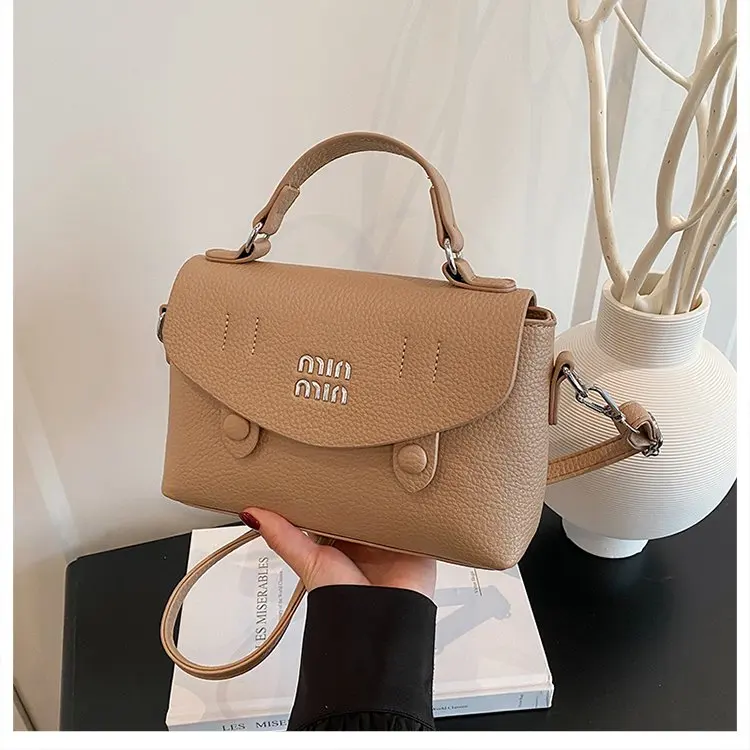 Premium gespleten leren crossbodytas, verstelbare schoudertas voor stedelijk casual/werk/reizen, stijlvolle handtas met meerdere zakken