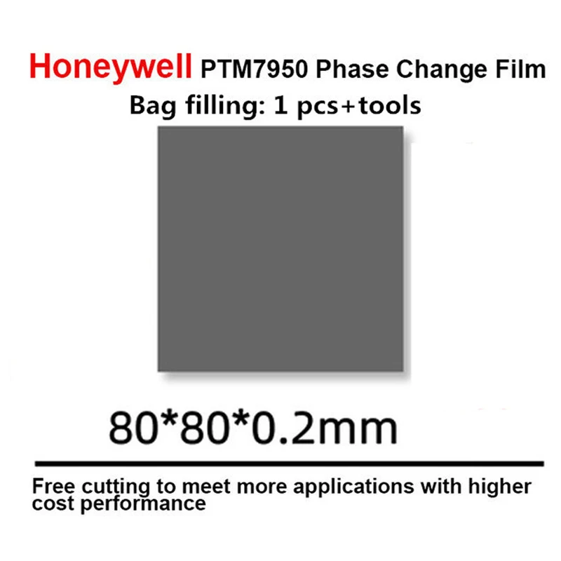 Honeywell ptm7950 Wärme leitpad Phasen wechsel Grafikkarte CPU Notebook Computer Kühlung effiziente leitfähige Silikons cheibe