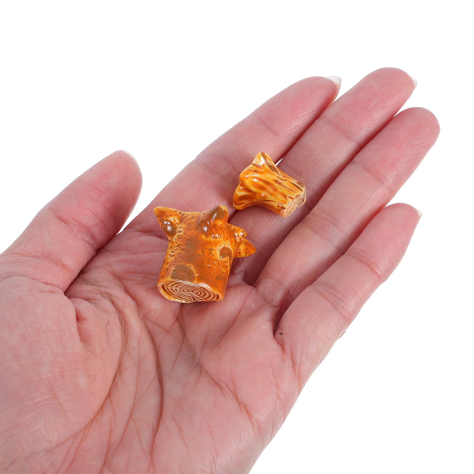 

10pcs Micro Landscape Tree Stump Decor Resin Miniature Garden Figurines For Diy Fairy Garden Dollhouse Ornaments Indoor Outdoor