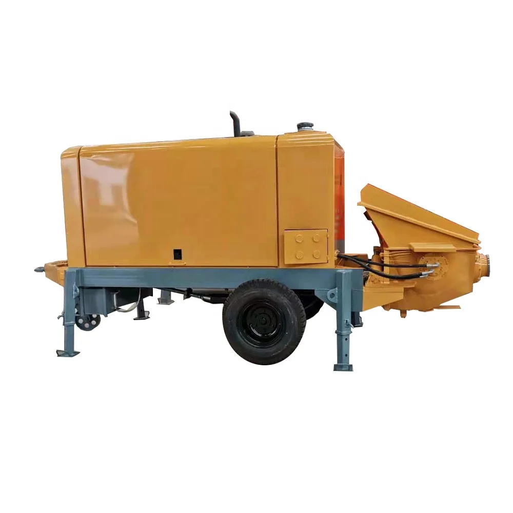 HBTS30 diesel fuel trailer mounted concrete pump machine/mini concrete pumps price