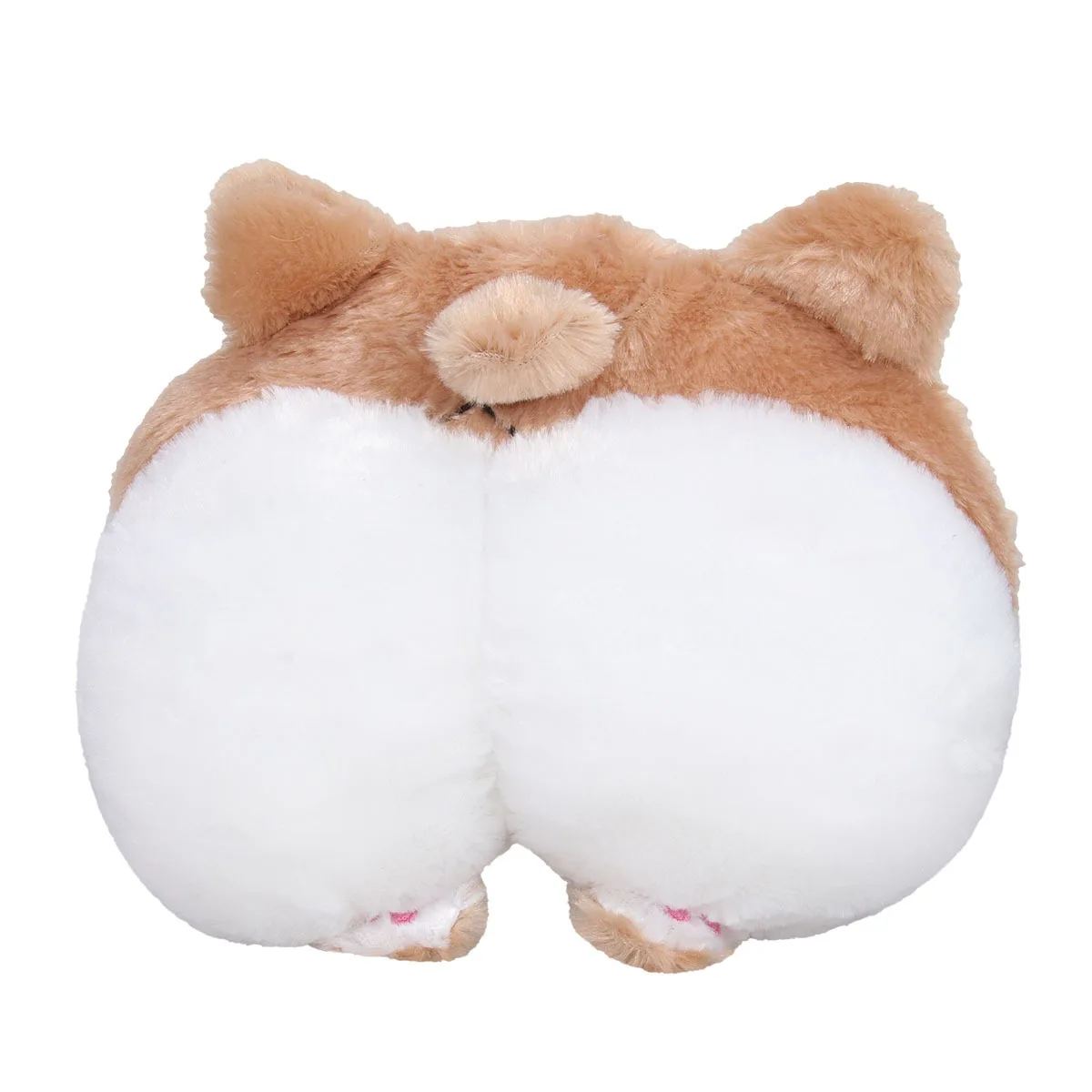 Travesseiro de pescoço para assento de carro, marrom corgi, encosto de cabeça macio, almofada automática para dirigir, relaxamento, conforto, travesseiros de bunda corgi