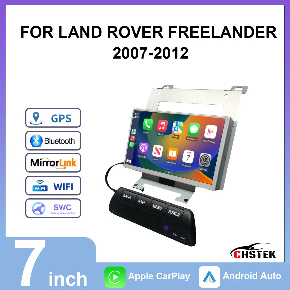 

CHSTEK Car Radio For Land Rover Freelander 2 2006-2015 Wireless Carplay Android Auto GPS Navigation WiFi Multimedia 4G Bluetooth