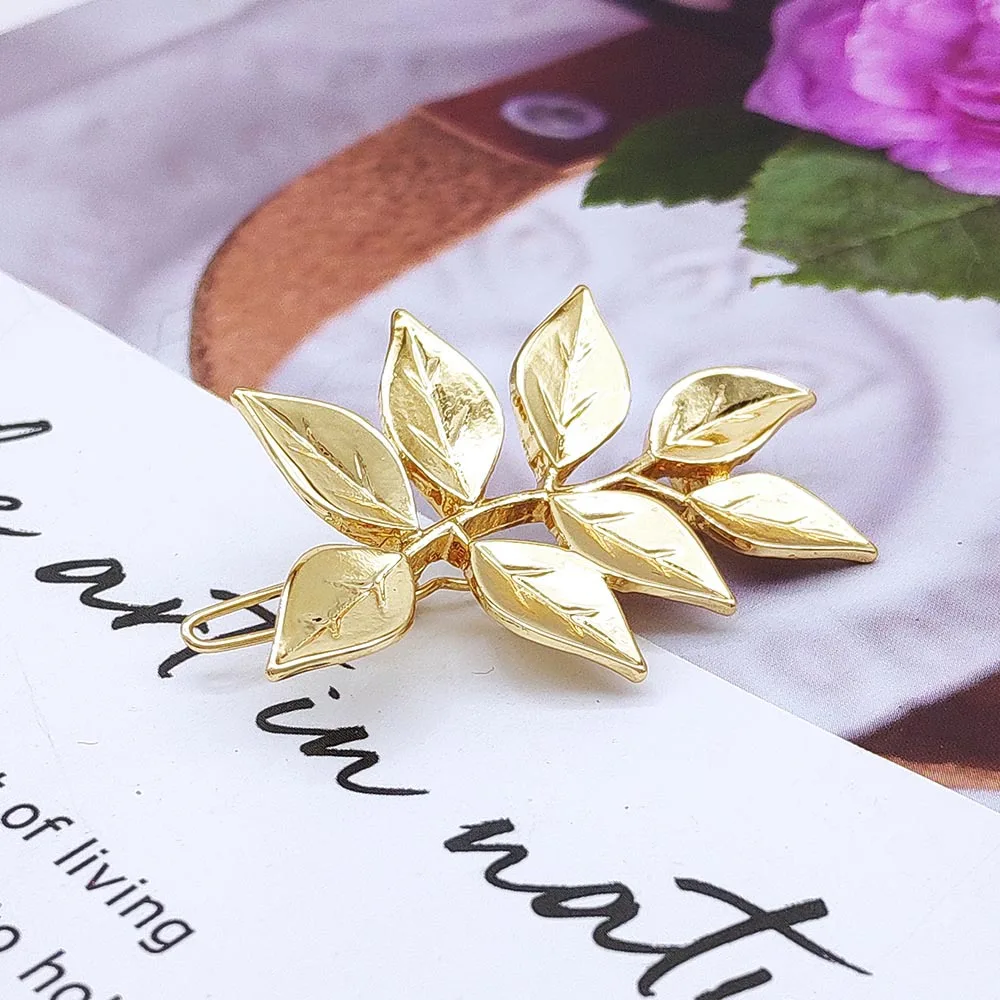 Game Honkai:Star Rail Dr. Ratio Cosplay Hairpins Yellow Leaves Headwear Leaf Hair Clip Accessory Headdress Xmas Gifts