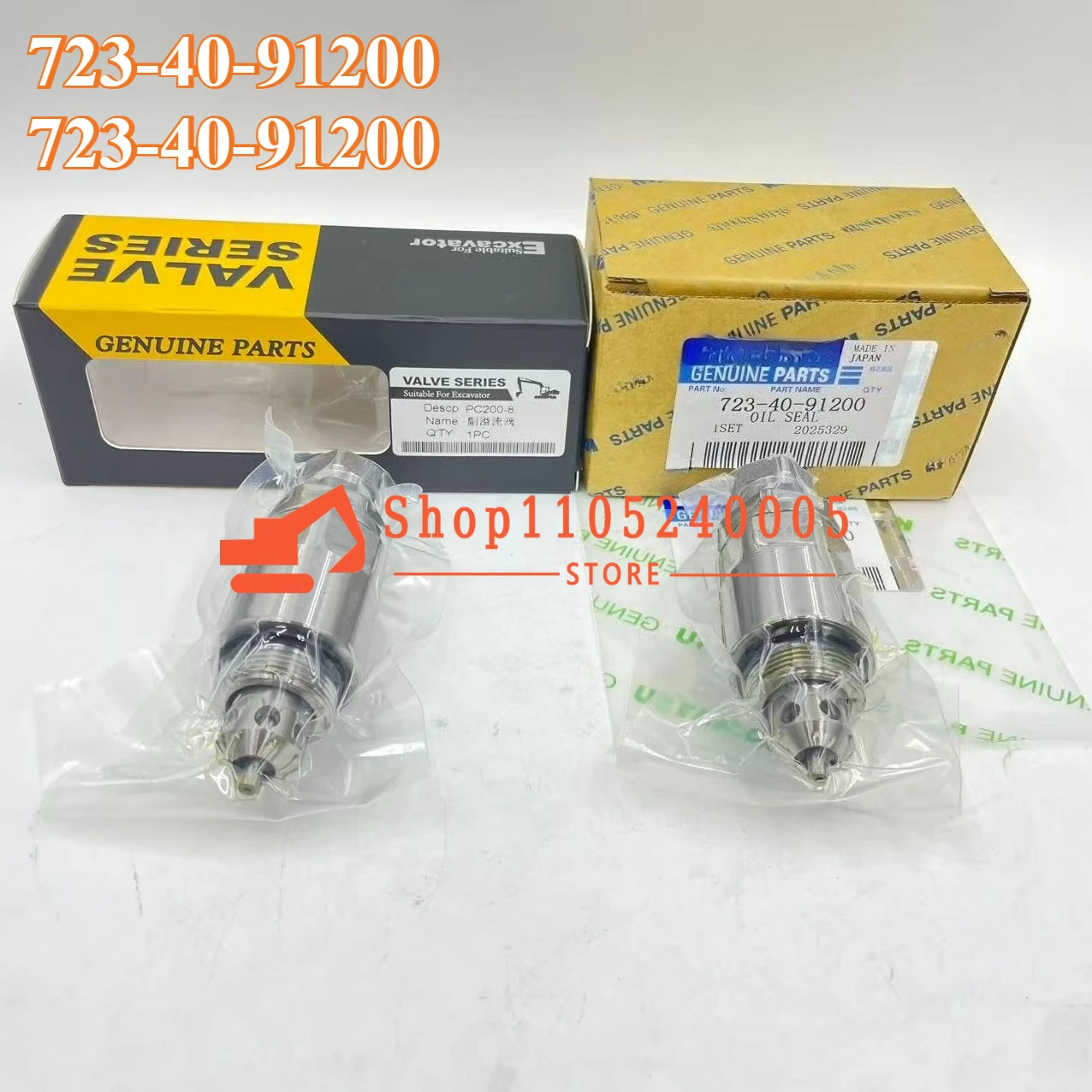 

723-90-61300 Oil Control Valve Assy 723-40-91200 723-40-91200 for PC200-7 PC200-8 PC300-8 Excavator