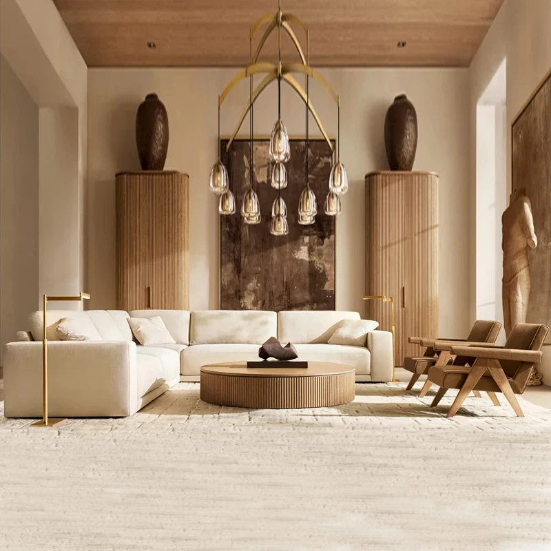 

Luxury Hotel Lobby Sofa Set Modern Home Living Room Furniture Sofa Set Villa Living Room Furniture Resort Living Room Sofa Bed