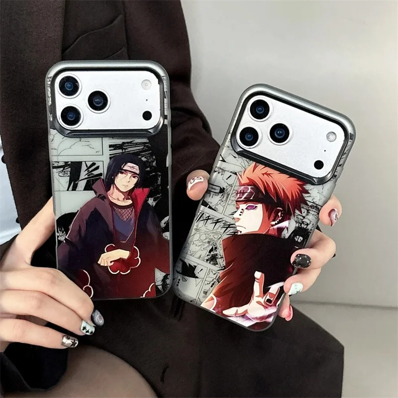 Funda Protectora Antigolpes Naruto Six Way Payne Itachi Anime para iPhone 11 12 13 14 15 16 17 Pro Max Plus Air Pain Naruto