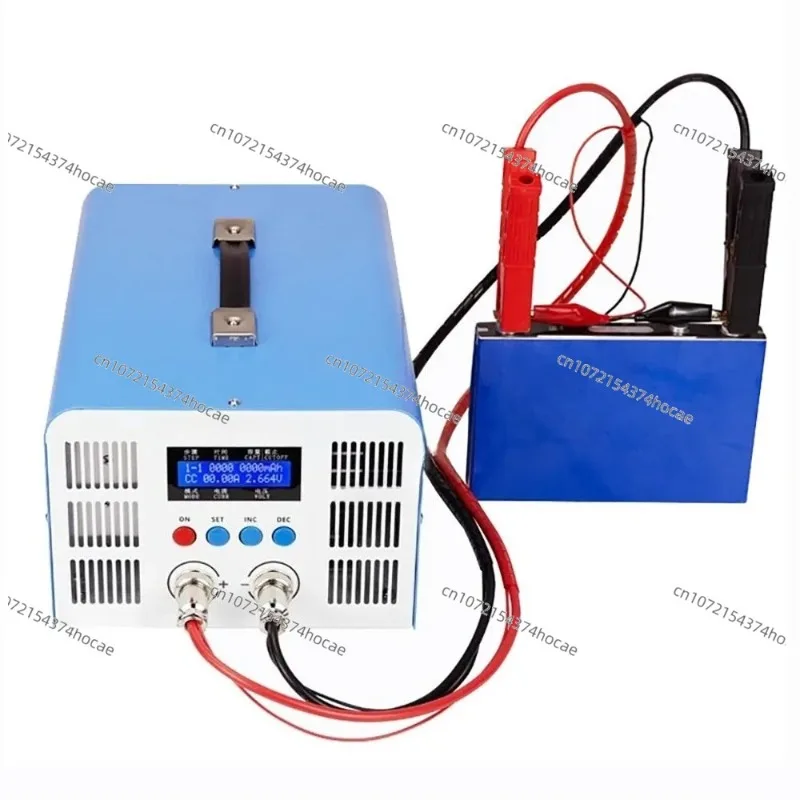 50A Lithium Battery Capacity Tester LiFePO4/Li-ion Power Battery Discharge Charger 6-Step Programmable