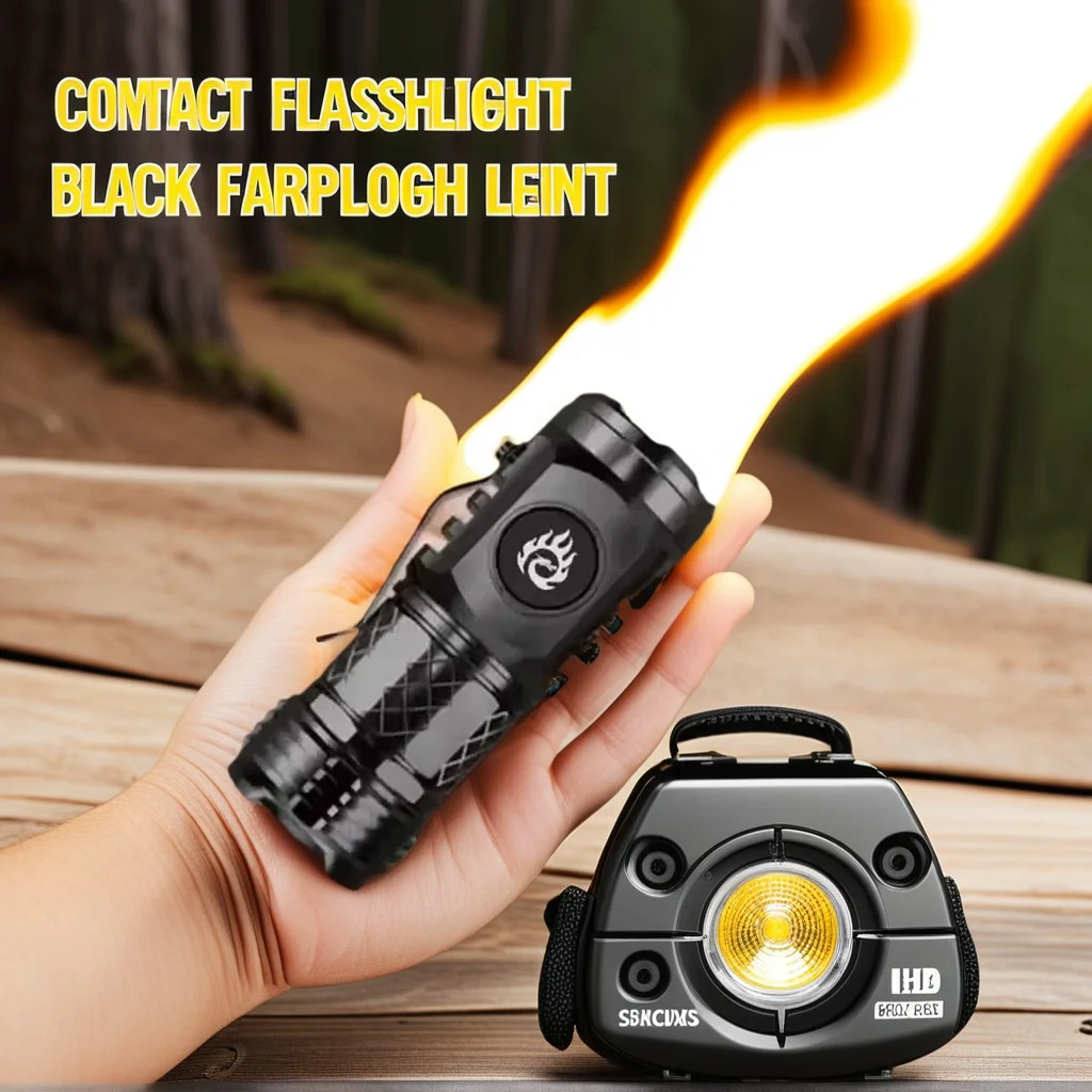 

Super Bright Mini LED Flashlight - USB Rechargeable Zoom Fishing Lantern 3 Modes Outdoor Camping Lamp